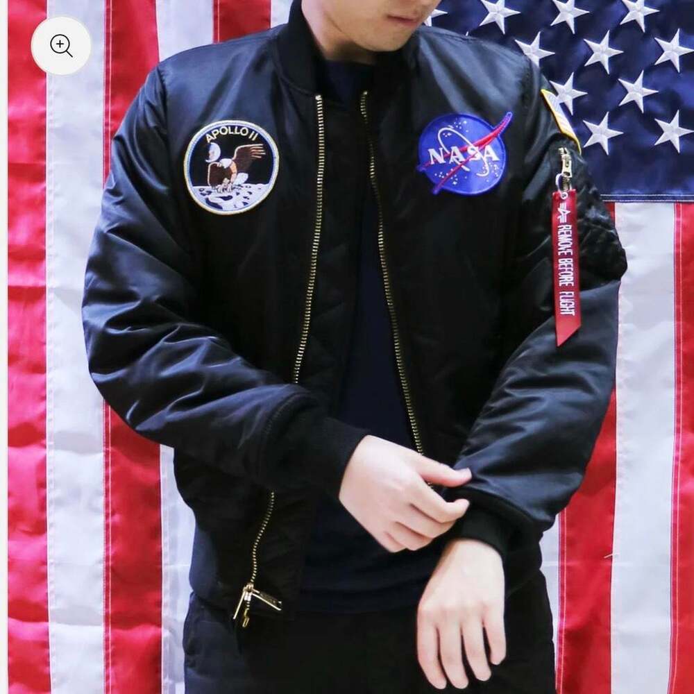Unisex Alpha Industries discontinued MA-1 NASA Flight Bomber